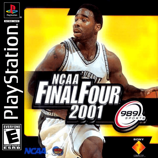 NCAA Final Four 2001 box art for Playstation